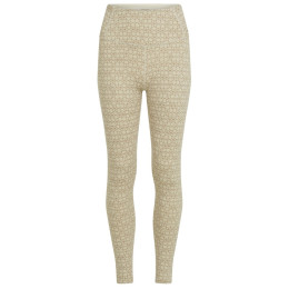 Дамско функционално долно бельо Icebreaker Women M 260 Tech Vrtx H R Leg AlpGeo бежов / бял Undyed/Cumin/J