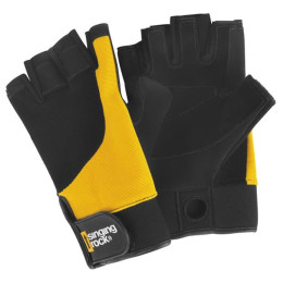 Ръкавици Singing Rock Falconer 3/4 черен/жълт