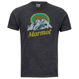 Мъжка тениска Marmot Pikes Peak Tee SS черен NewCharcoalHeather
