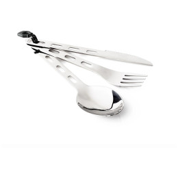 Прибор GSI Outdoors Glacier Stainless 3 Pc. Ring Cutlery