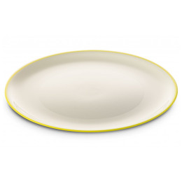 Чиния Omada SANALIVING Dinner Plate 24xh2cm бежов/зелен