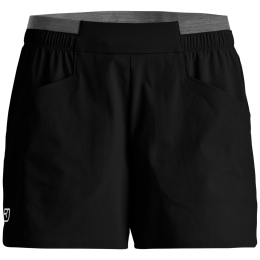 Дамски къси панталони Ortovox Trace Shorts W черен Black Raven