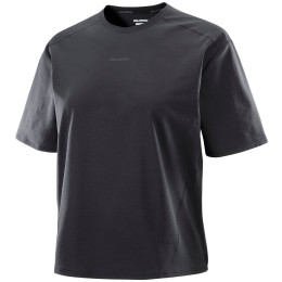 Дамска тениска Salomon Trackline SS Tee черен Deep Black