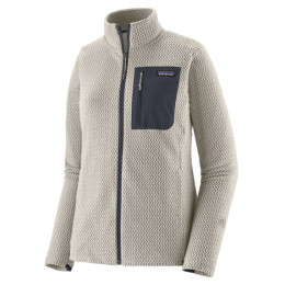 Дамски функционален суитшърт Patagonia W's R1 Air Jkt бял Birch White