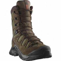 Мъжки обувки Salomon Quest Tracker High Gore-Tex кафяв Earth Brown / Ranger Green / Black