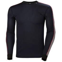 Мъжка функционална тениска Helly Hansen HH Lifa Stripe Crew тъмно син Navy
