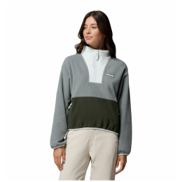 Дамски суитшърт Columbia Sequoia Grove™ Ii Half Zip Fleece сив Sedona Sage, Greenscape, Tea Light