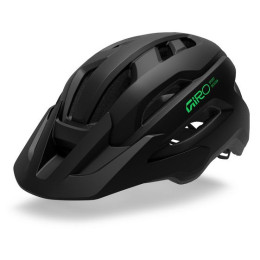 Детска колоездачна каска Giro Fixture II MIPS Youth черен/зелен Mat Black/Vivid Green