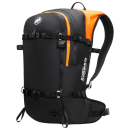 Раница за алпинизъм Mammut Free 28 Removable Airbag 3.0 черен/оранжев 5010 BLACK