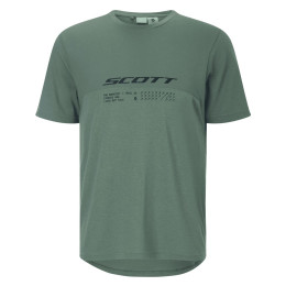 Мъжко фанелка за колоездене Scott Tee M's Vertic DRI SS тъмно зелен tranquil green