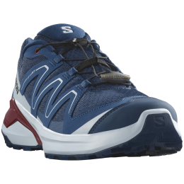 Мъжки обувки за бягане Salomon Examotion син Poseidon / Dark Blue / Biking Red