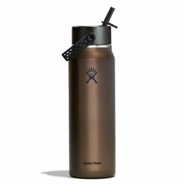 Термос Hydro Flask 32 Oz Lightweight Wide Flex Straw Cap кафяв Obsidian