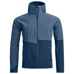 Мъжко софтшел яке Ortovox Venet Softshell Hooded Jacket син Light Nunatak