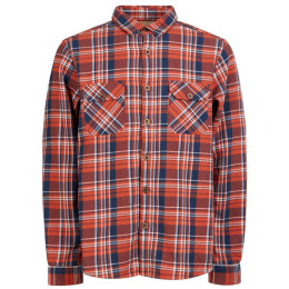 Мъжка риза Fundango Roddy Lined Shirt червен blood