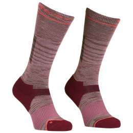 Дамски чорапи Ortovox Ski Tour Lt Comp Long Socks W розов mountain rose blend