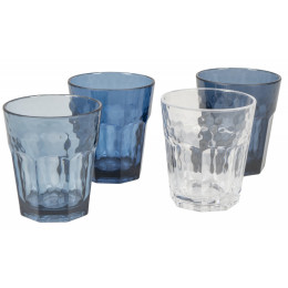 Комплект чаши Bo-Camp Tumbler Mix & Match 200 ml - 4ks син Blue