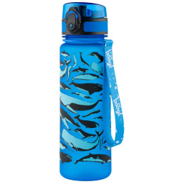 Детска бутилка Baagl Tritanová láhev na pití син/черен