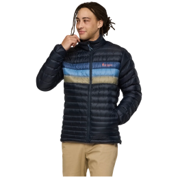 Мъжко пухено яке Cotopaxi M'S Fuego Down Jacket черен Carbon Stripes
