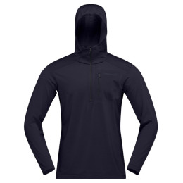 Функционален мъжки суитшърт Norrona falketind warm1 Hood черен Caviar Black