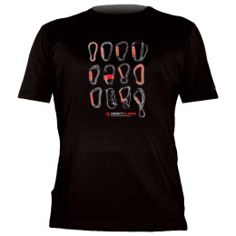 Мъжка тениска Direct Alpine Flash черен Black(Carabiners)