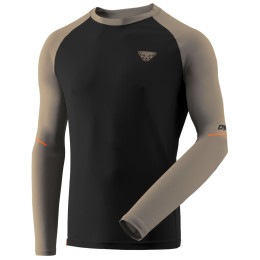 Функционална мъжка тениска Dynafit Alpine Pro M L/S Tee черен/кафяв 5491 - fallen rock/0936