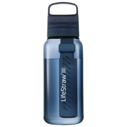 Бутилка с филтър LifeStraw Go 2.0 Water Filter Bottle 1L тъмно син Aegean Sea