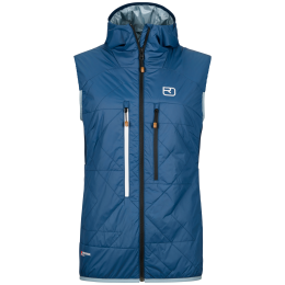 Дамска жилетка Ortovox Swisswool Piz Boe Vest W син Sea Surface
