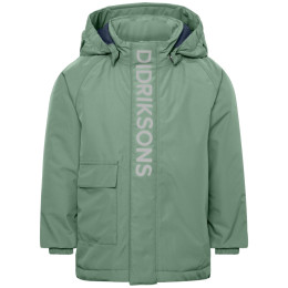 Детско зимно яке Didriksons Talvi Kids Jkt 2 Dark Moss тъмно зелен Dark Moss