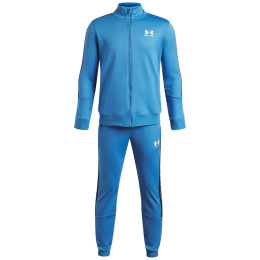 Спортен екип Under Armour UA B Icon Knit Tracksuit Aegean Blue син Aegean Blue / / White