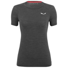 Дамска тениска Salewa Zebru Fresh Amr W T-Shirt. тъмно сив