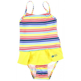 Детски бански Aquawave Sofia жълт StripePrint/SulfurSpring/Poseidon