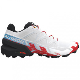 Дамски обувки за бягане Salomon Speedcross 6 бяло/червен White