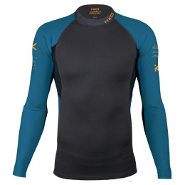 Функционална мъжка тениска  Hiko Symbio e. L/S Top син/черен