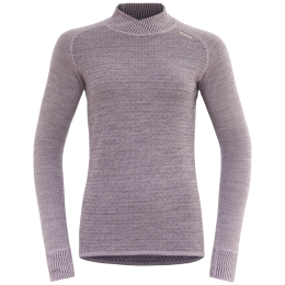 Дамска функционална блуза Devold Kvitegga Merino 230 Cross Neck лилав ORCHID