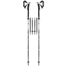 Туристически щеки Leki Micro Vario Carbon Strong черен BlackLightanthraciteWhite