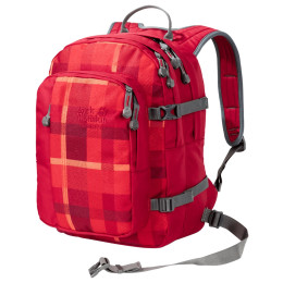 Детска раница Jack Wolfskin Berkeley S червен IndianRedWovenCheck
