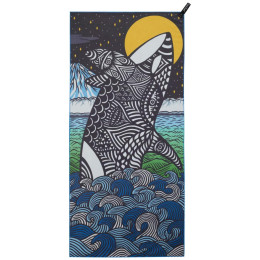 Бързосъхнеща кърпа PackTowl Personal Body сив/син Orca