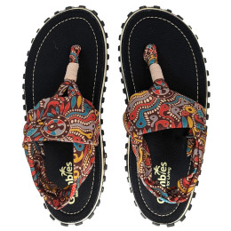 Сандали Gumbies Slingback Aboriginal черен/кафяв Aboriginal