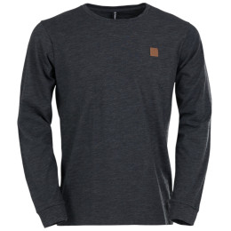 Функционална мъжка тениска Fundango Justin Longsleeve T-shirt черен black heather