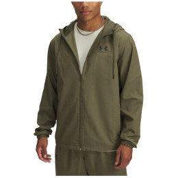 Мъжко яке Under Armour Rival Wvn Windbreaker тъмно зелен MarineODGreen/MarineODGreen/Black