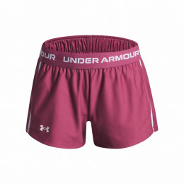 Детски къси панталони Under Armour G Tech Play Up Short-RED тъмно лилав/розов Red