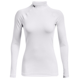 Дамска тениска Under Armour Authentics Mockneck бял