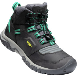 Детски обувки Keen Ridge Flex Mid Wp Youth черен/зелен Magnet/Greenlake