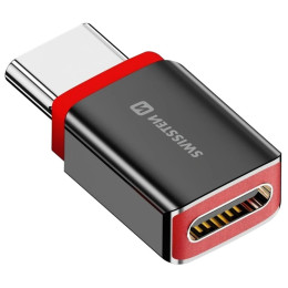 Адаптор Swissten Dataguard With Data Blocking USB-C (Male) / USB-C (Female)