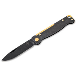 Сгъваем нож Boker Atlas Black Stonewash Copper черен