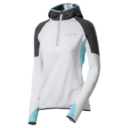 Дамски суитшърт Progress Victoria 23PK бял White/Gray/StModrá