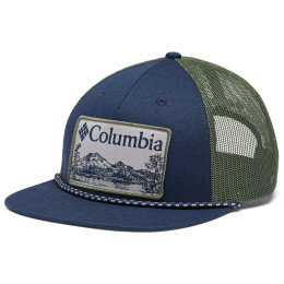 Шапка с козирка Columbia Flat Brim Snap Back син/зелен