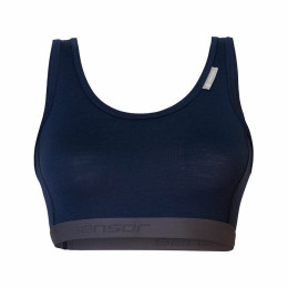 Спортен сутиен Sensor Merino Active Deep Blue син