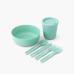 Комплект прибори Sea to Summit Passage Dinnerware Set 1P 6 Piece син