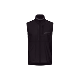 Мъжка жилетка Norrona senja aero90 Vest черен Caviar Black